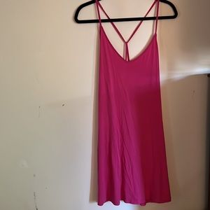 Victoria’s Secret bathing suit cover-up, L, Pink